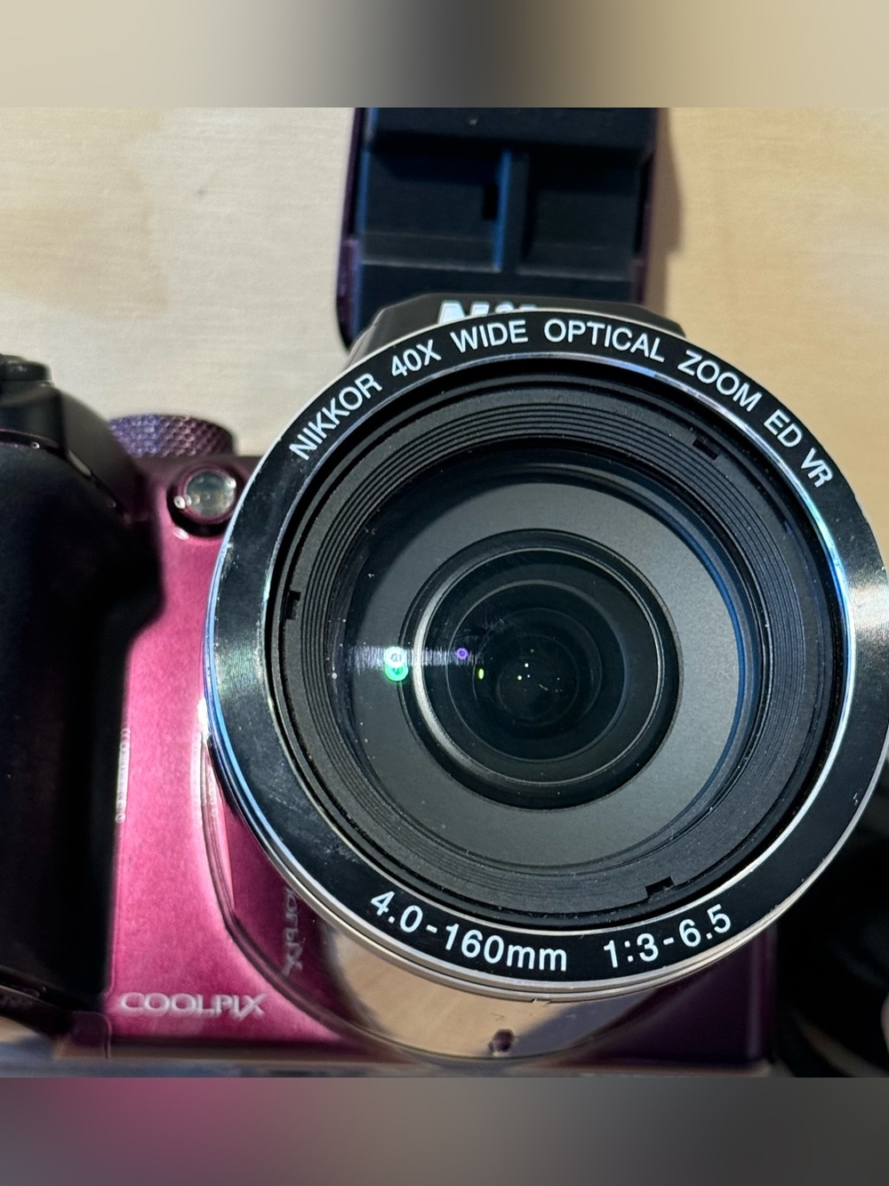Nikon COOLPIX B500 Digital Camera Plum 16MP 40X Opt Zoom Tested Good w/Bat-Card! - Picture 3 of 15